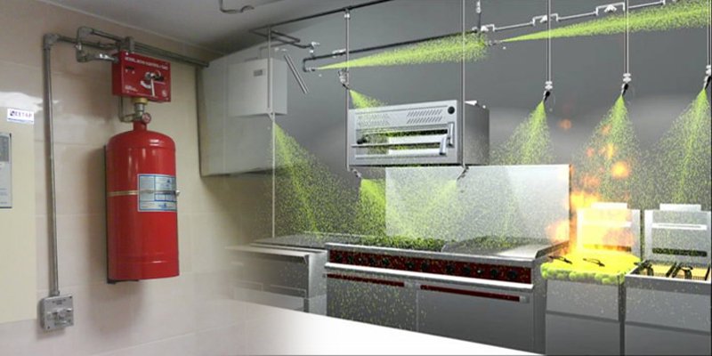 Davlumbaz İçi Yangın Söndürme Sistemleri