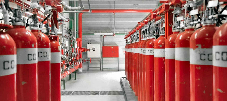 Karbondioksit (CO2) Gazlı Yangın Söndürme Sistemleri
